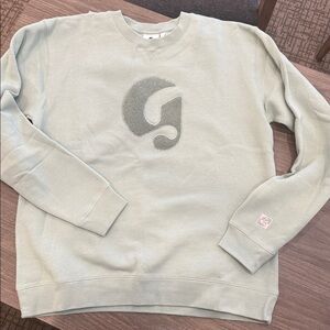 Glossier sweatshirt size L green